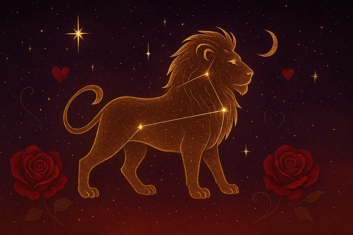 Leo daily horoscope Valentine's Day retro pop-art — February 14, 2026