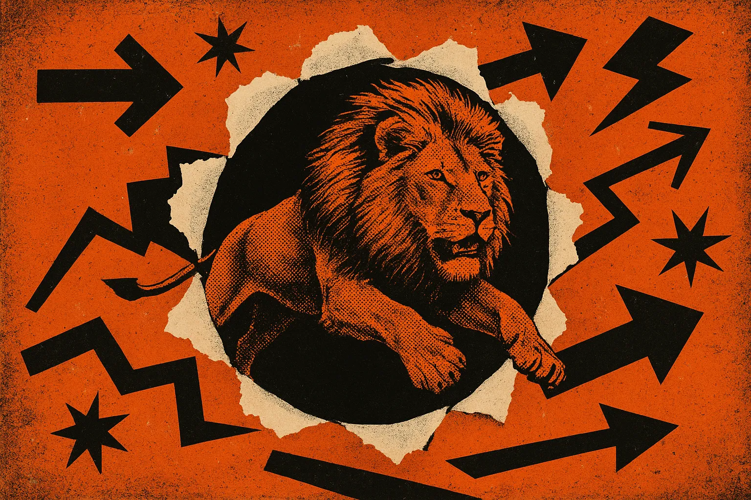 Leo daily horoscope Tuesday retro pop-art — February 24, 2026